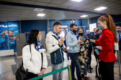 Фан-Променад перед матчем «Зенит» — «Ротор»