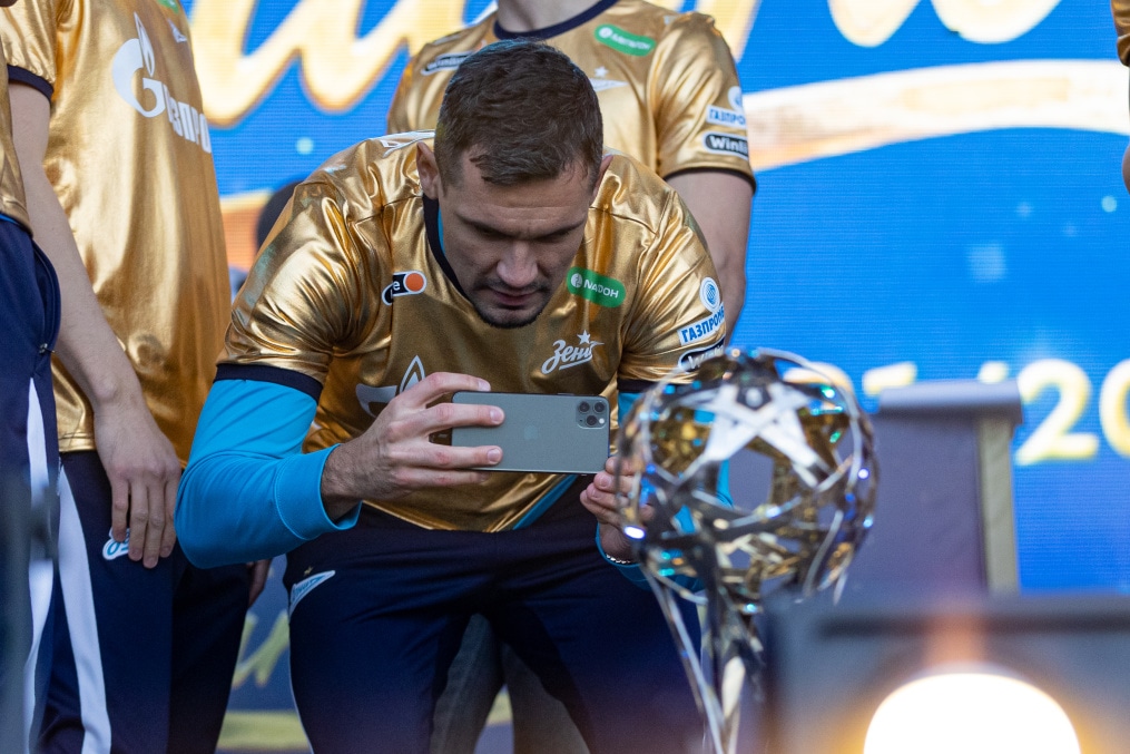 Празднование Чемпионства после матча «Зенит» — «Химки»