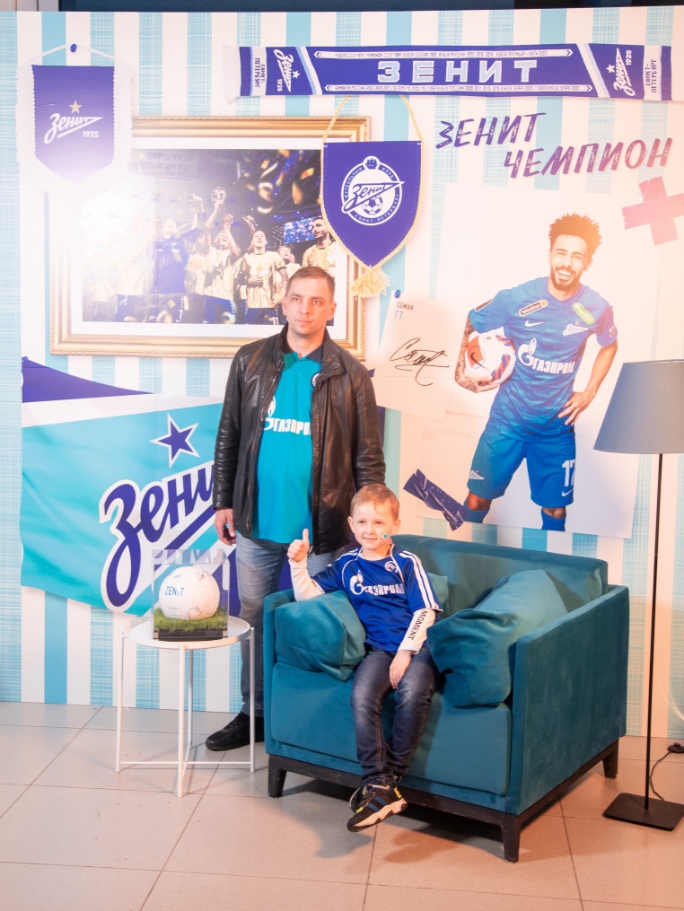 Фан-променад перед матчем «Зенит» — «Химки»
