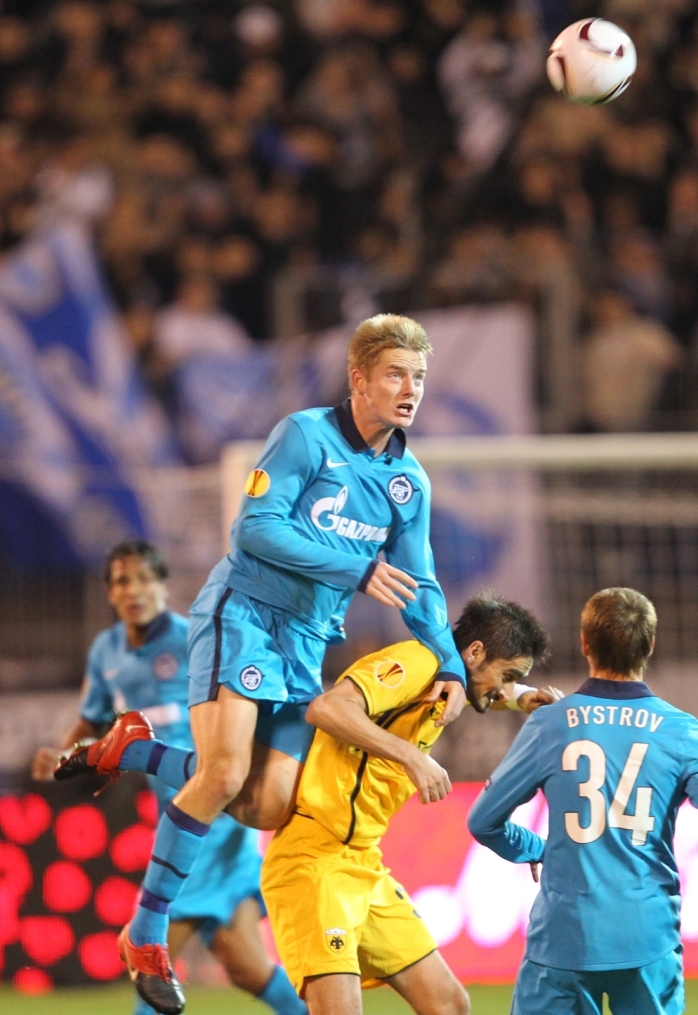 Лига Европы  УЕФА 2010. Матч Зенит— АЕК