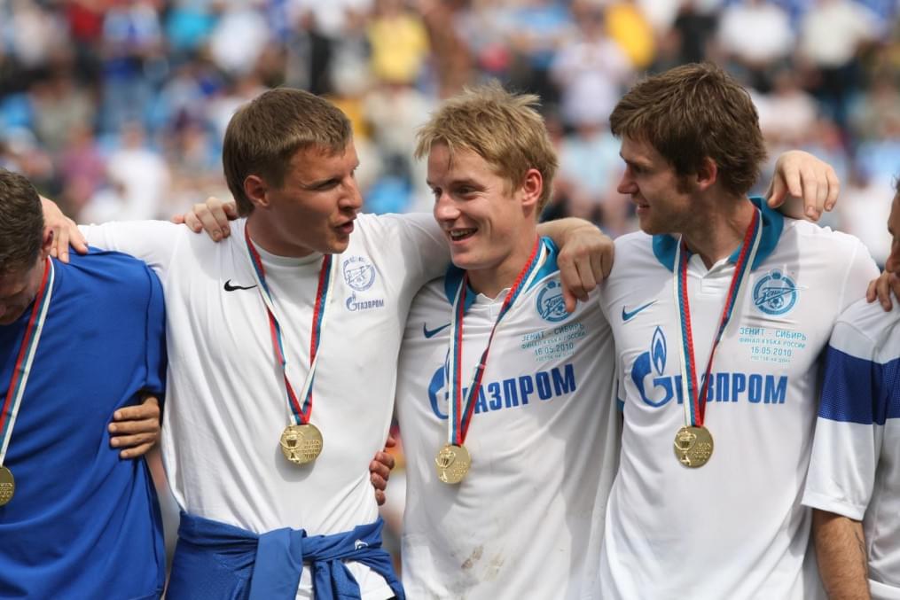 Церемония награждения «Зенита»,  Кубоком России 2009/2010