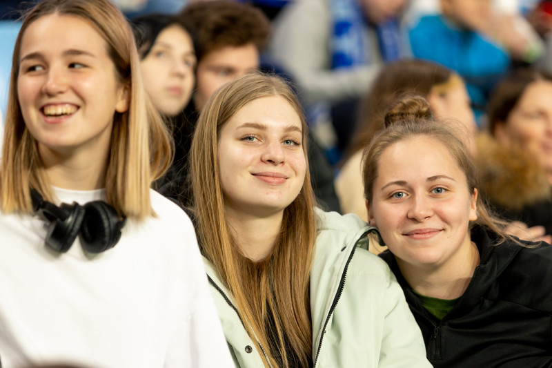 Болельщики на финальном матче Winline Кубка России среди женских команд 2022, «Зенит» — ЦСКА