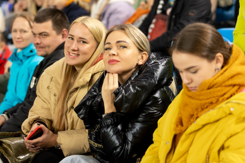 Болельщики на финальном матче Winline Кубка России среди женских команд 2022, «Зенит» — ЦСКА