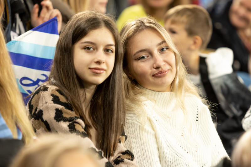 Болельщики на финальном матче Winline Кубка России среди женских команд 2022, «Зенит» — ЦСКА