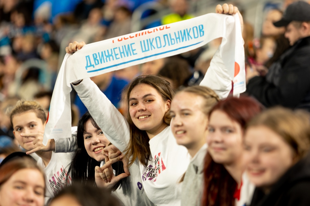 Болельщики на финальном матче Winline Кубка России среди женских команд 2022, «Зенит» — ЦСКА