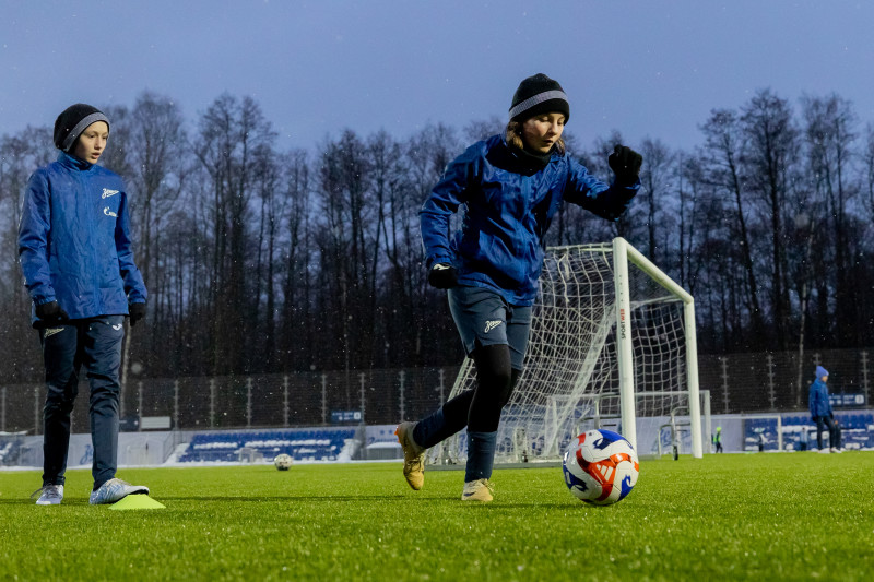 Тренировка женской команды «Зенит» — U14