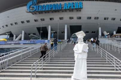 «Фан-Променад» перед матчем  «Зенит» — «Ахмат»