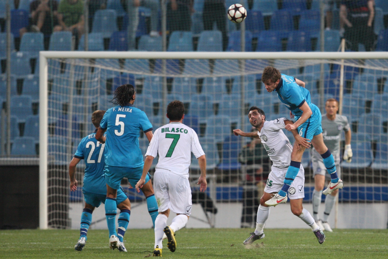 Лига  Чемпионов 2010/2011 УЕФА 2010. Матч Унрия:Зенит