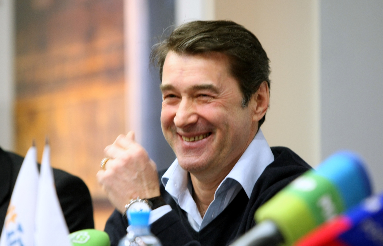 Тренер футбольного клуба «Зенит»  Анатолий Давыдов