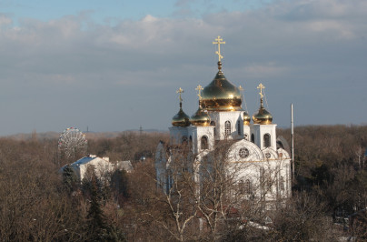 Город в преддверии Супрер Кубка России 2011.