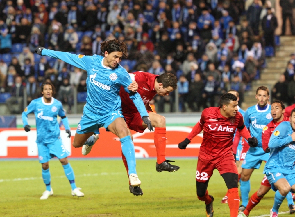  Лига Европы  УЕФА 2010/11. Матч Зенит  — Твенте 