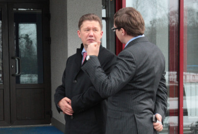 Председатель правления ОАО «Газпром» Алексей Миллер в гостях у футболистов ФК «Зенит»