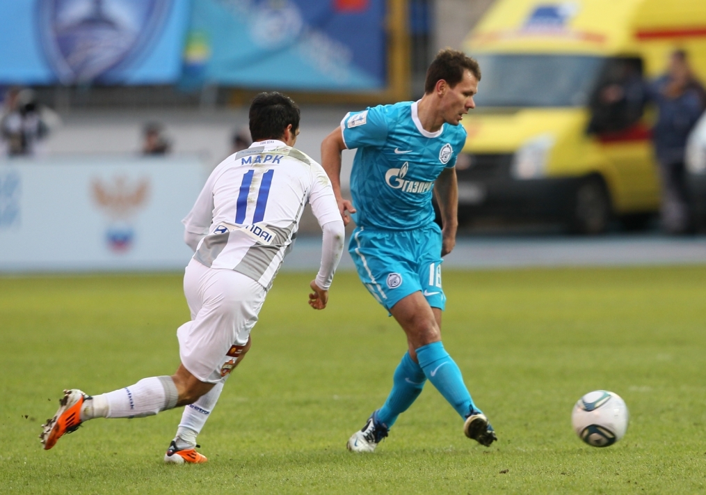 Чемпионат России.  2011/12 года. 4 тур, матч Зенит — ЦСКА