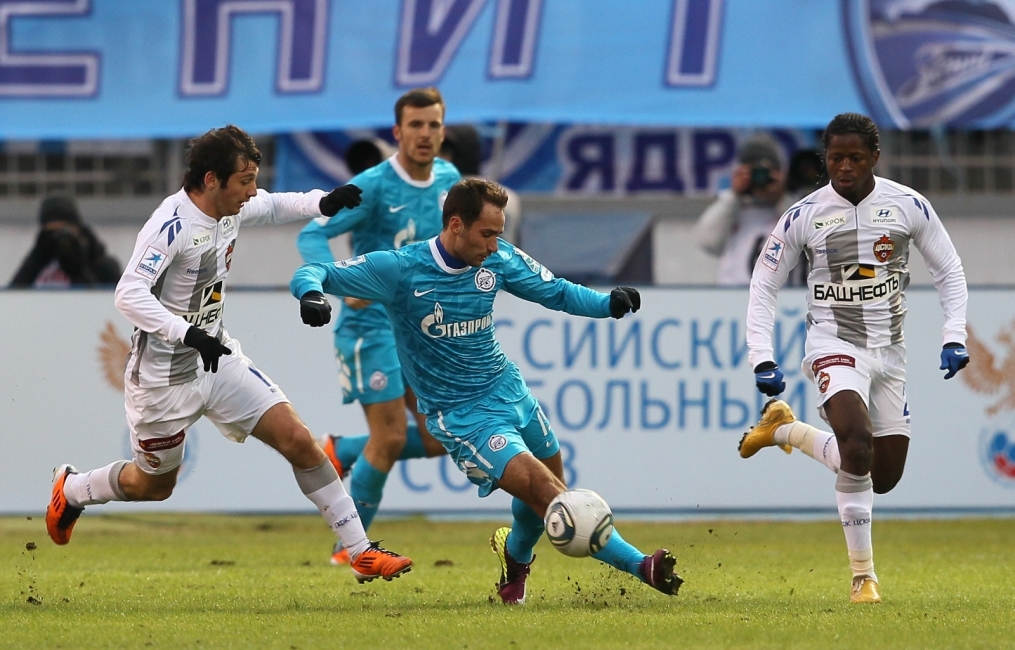 Чемпионат России.  2011/12 года. 4 тур, матч Зенит — ЦСКА