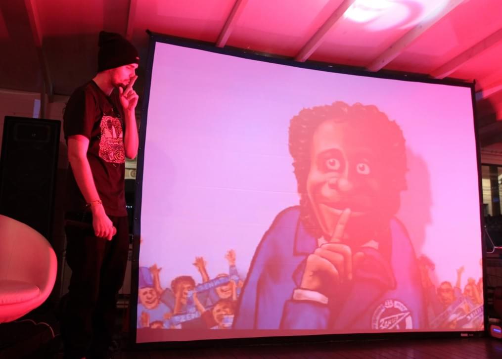 Пушкин и Noize MC прочли для «Зенита» рэп о расизме