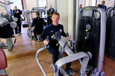Второй, зимний учебно-тренировочный сбор «Зенита», тренировка 31 января 2012