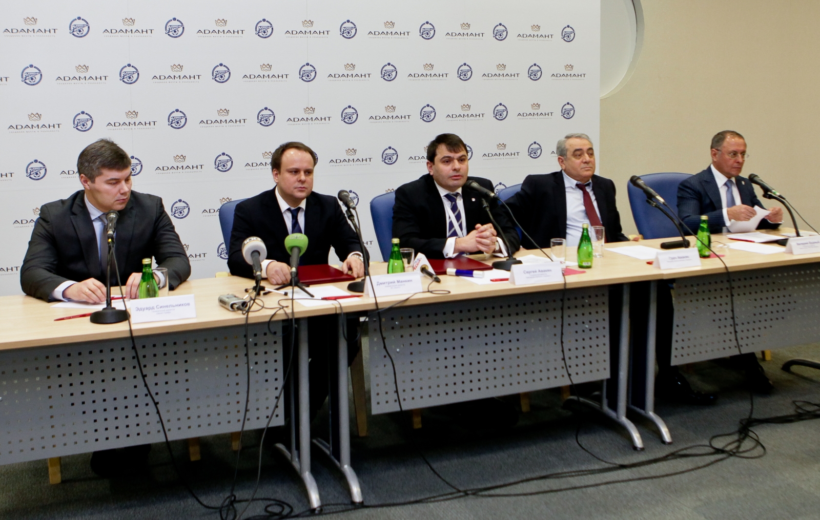 Пресс-конференция компании Адамант ставшей партнером ФК «Зенит»