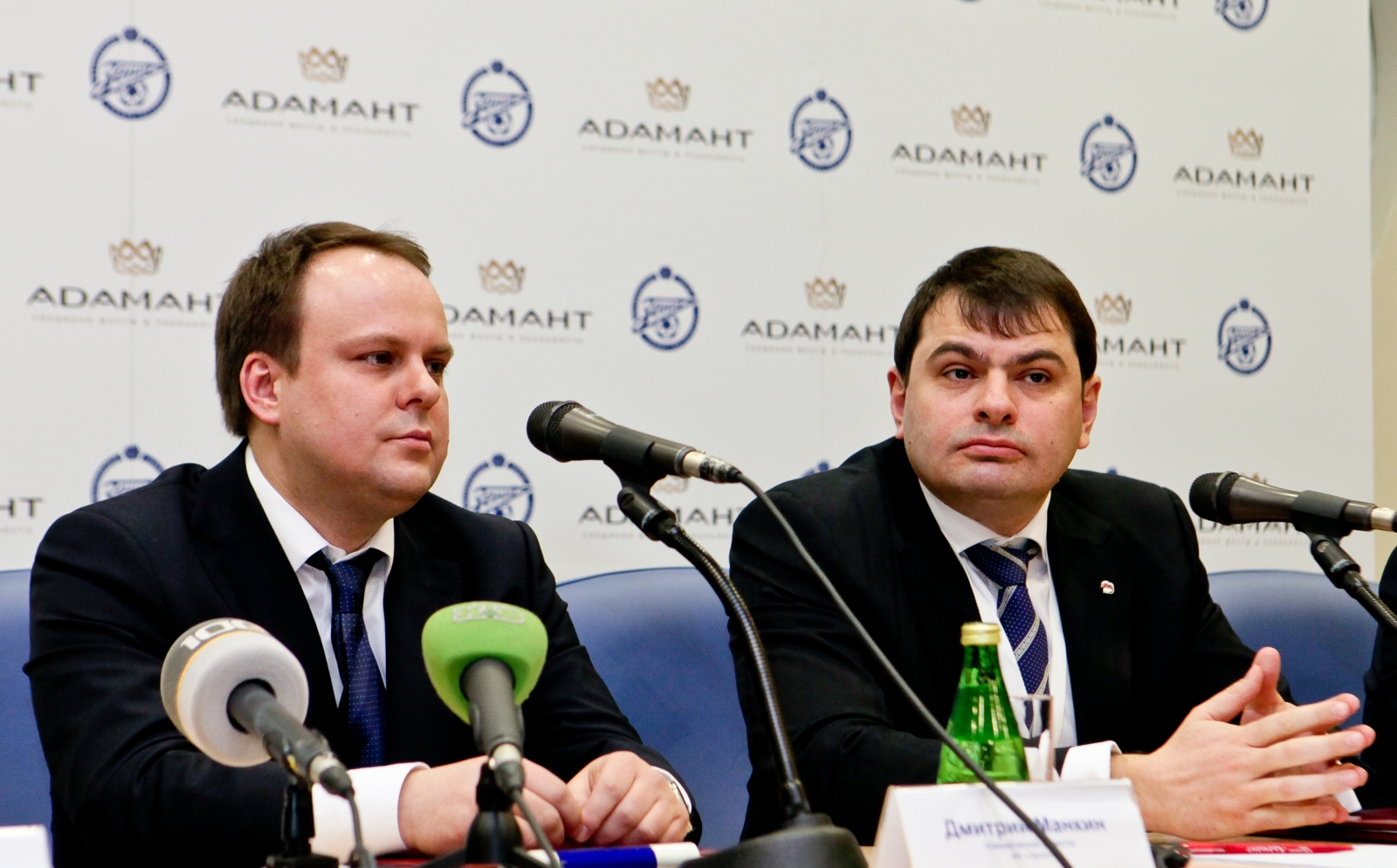Пресс-конференция компании Адамант ставшей партнером ФК «Зенит»