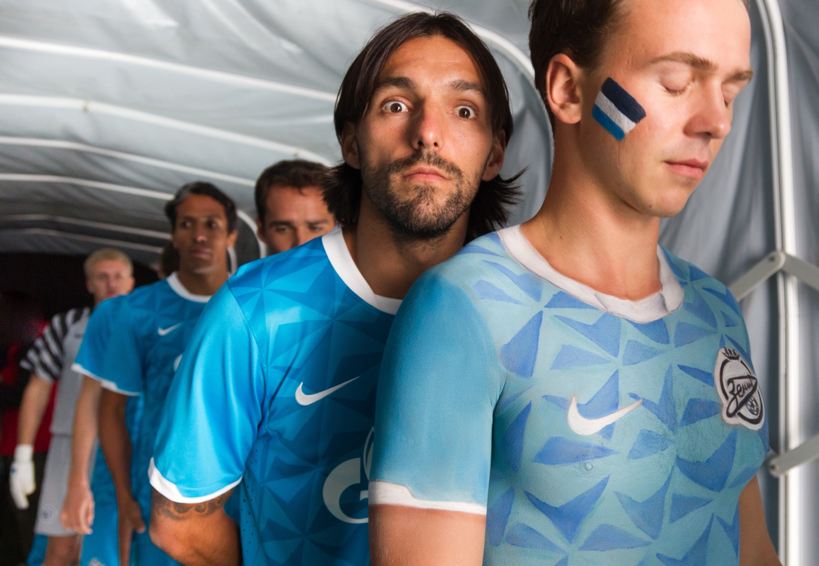 Бекстейдж съемки рекламного ролика Nike