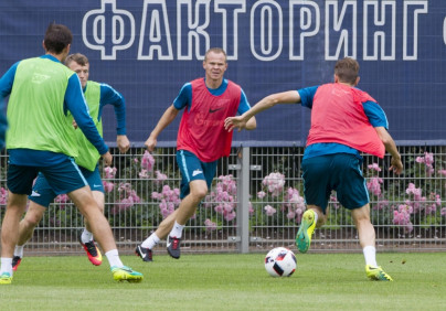 Открытая тренировка «Зенита» перед матчем за Суперкубок