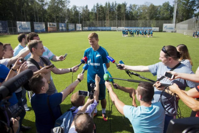 Открытая тренировка «Зенита» перед матчем с «Локомотивом»