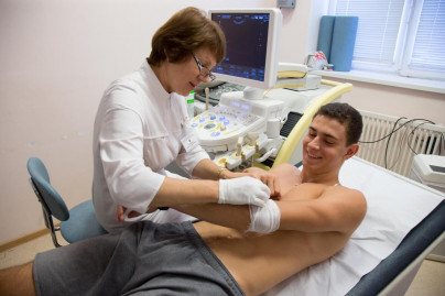 Медицинский осмотр БК «Зенит»