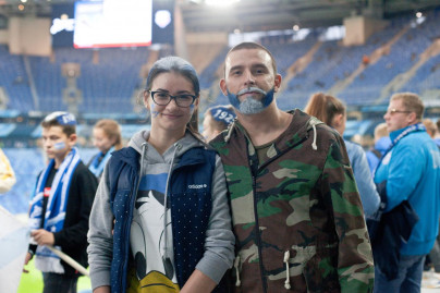 «Фан-Променад» сине-бело-голубых на матче «Зенит» — «Утрехт»