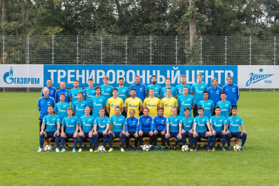 Общекомандная фотосессия ФК «Зенит» cезона-2017/2018