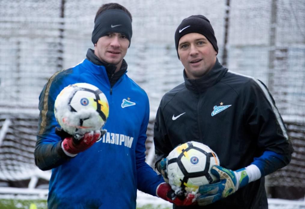 Тренировка «Зенита» перед матчем с «Уралом»