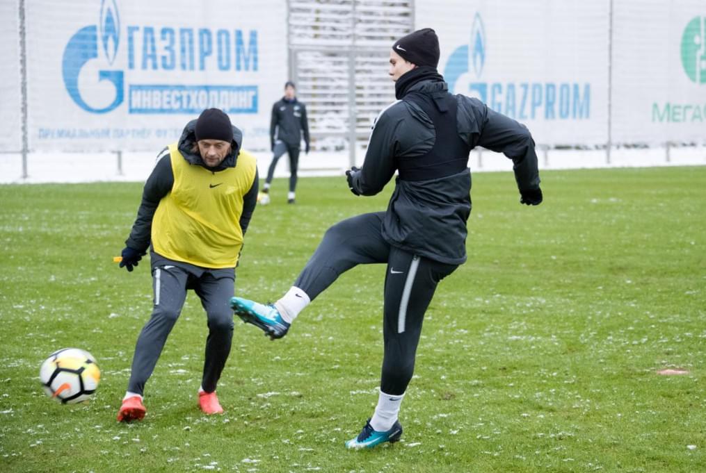 Тренировка «Зенита» перед матчем с «Уралом»