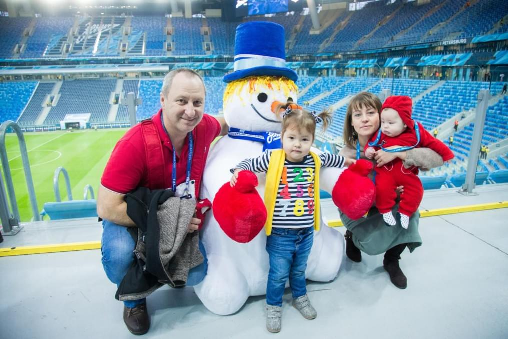 Новогодний «Фан-Променад» на матче «Зенит» — «Урал»