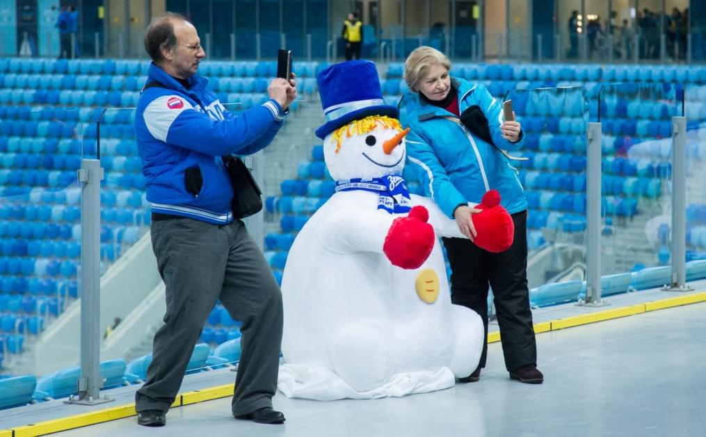 Новогодний «Фан-Променад» на матче «Зенит» — «Урал»