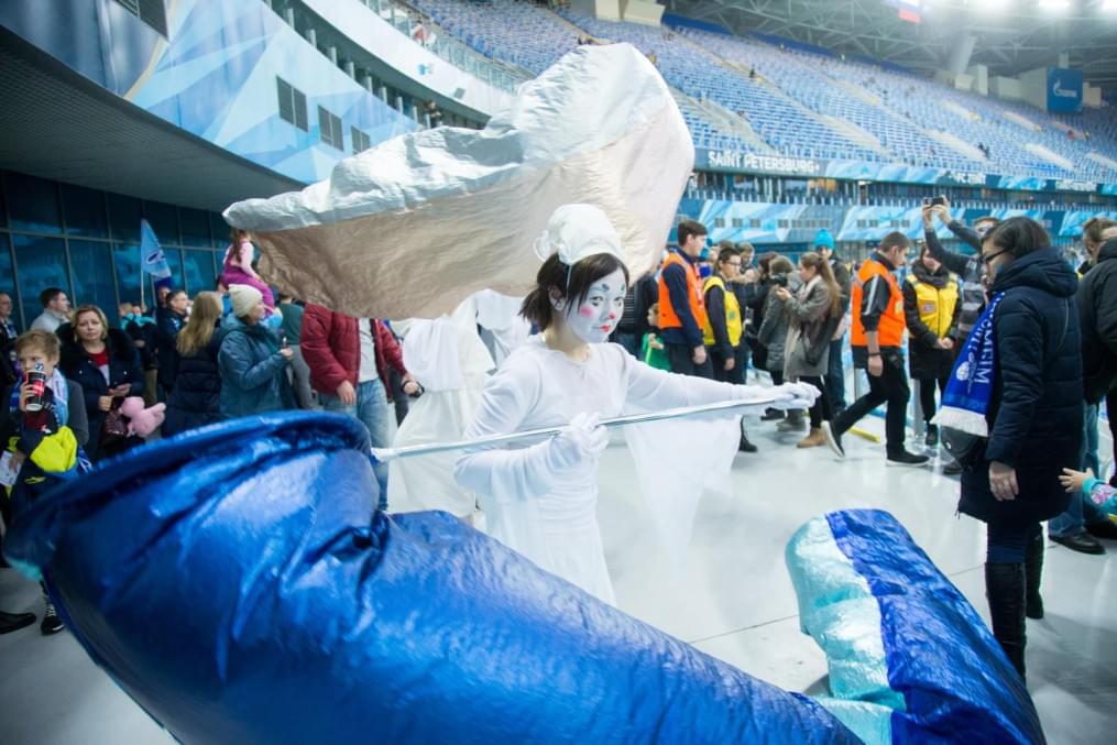Новогодний «Фан-Променад» на матче «Зенит» — «Урал»