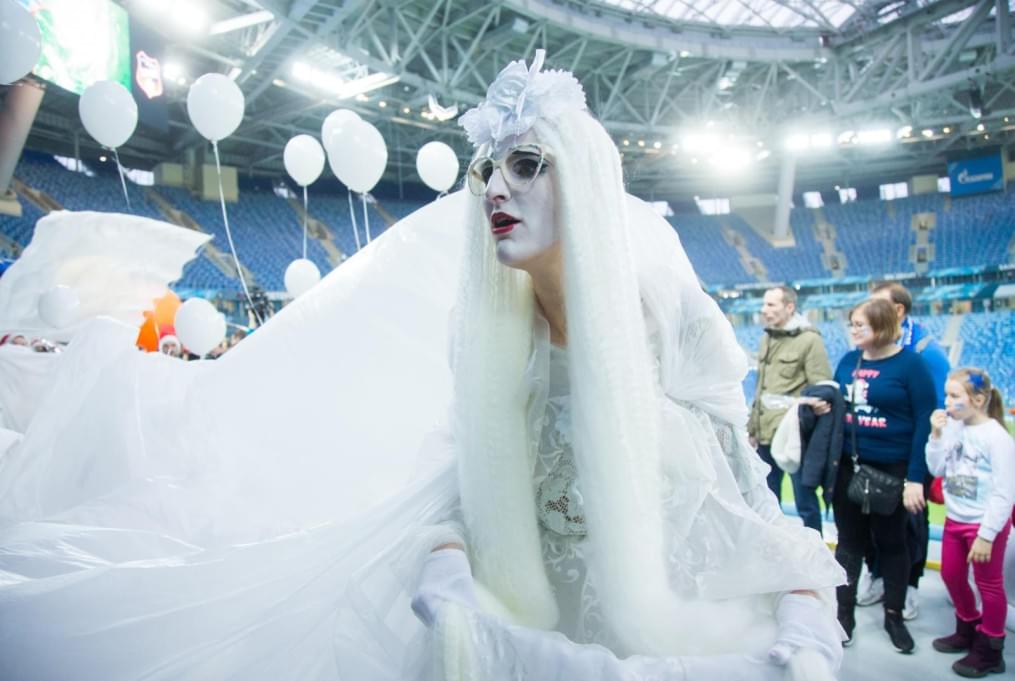 Новогодний «Фан-Променад» на матче «Зенит» — «Урал»