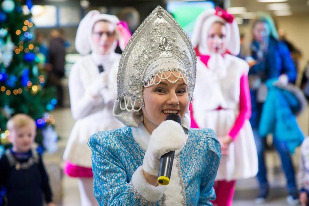 Новогодний «Фан-Променад» на матче «Зенит» — «Урал»