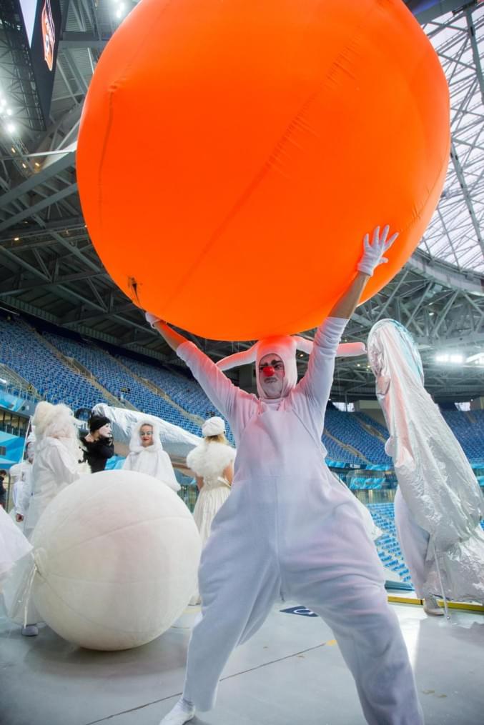 Новогодний «Фан-Променад» на матче «Зенит» — «Урал»