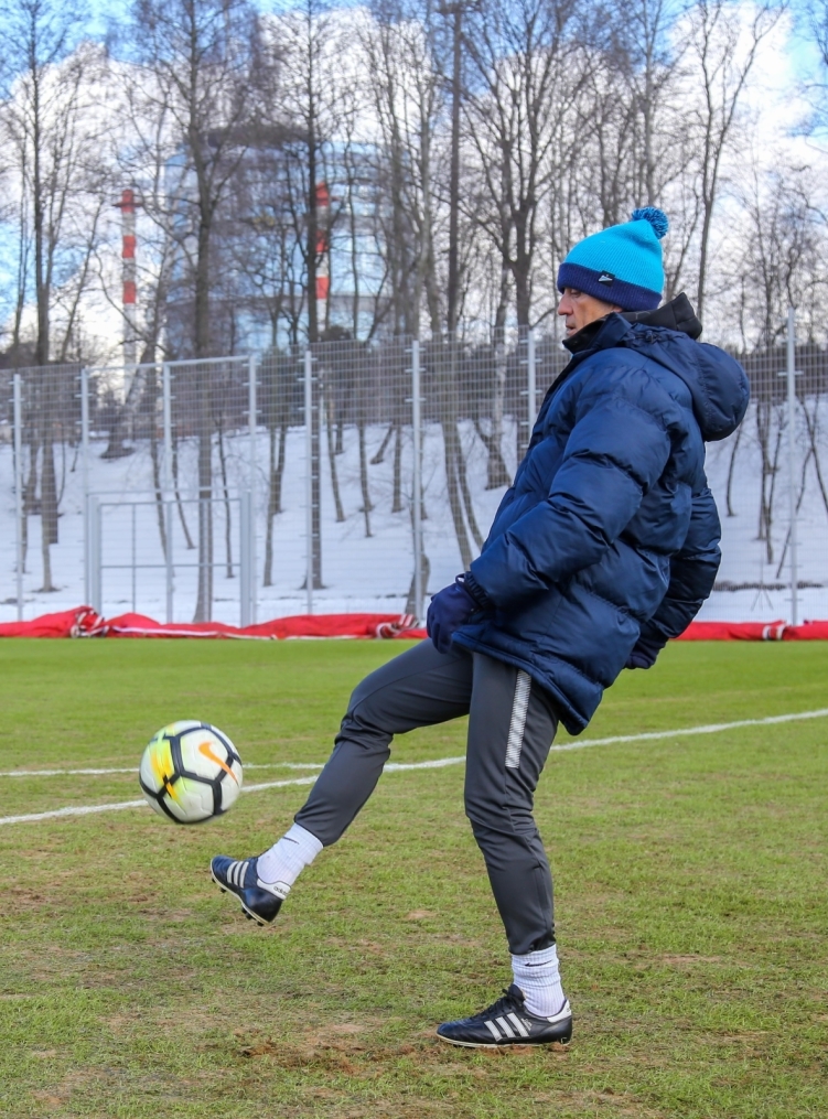 Тренировка «Зенита» перед матчем с «Уфой»