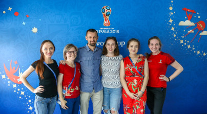 Сергей Семак встретился с волонтерами Чемпионата мира по футболу FIFA 2018