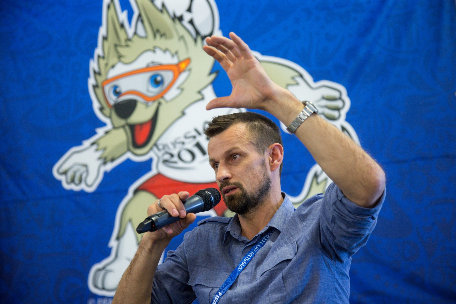 Сергей Семак встретился с волонтерами Чемпионата мира по футболу FIFA 2018