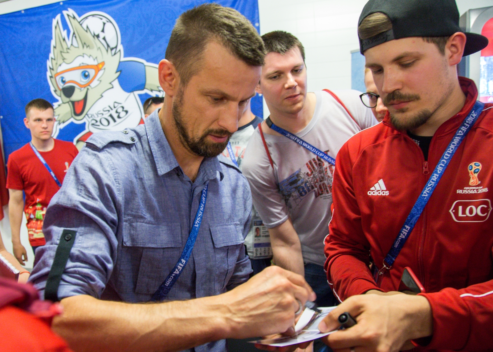 Сергей Семак встретился с волонтерами Чемпионата мира по футболу FIFA 2018