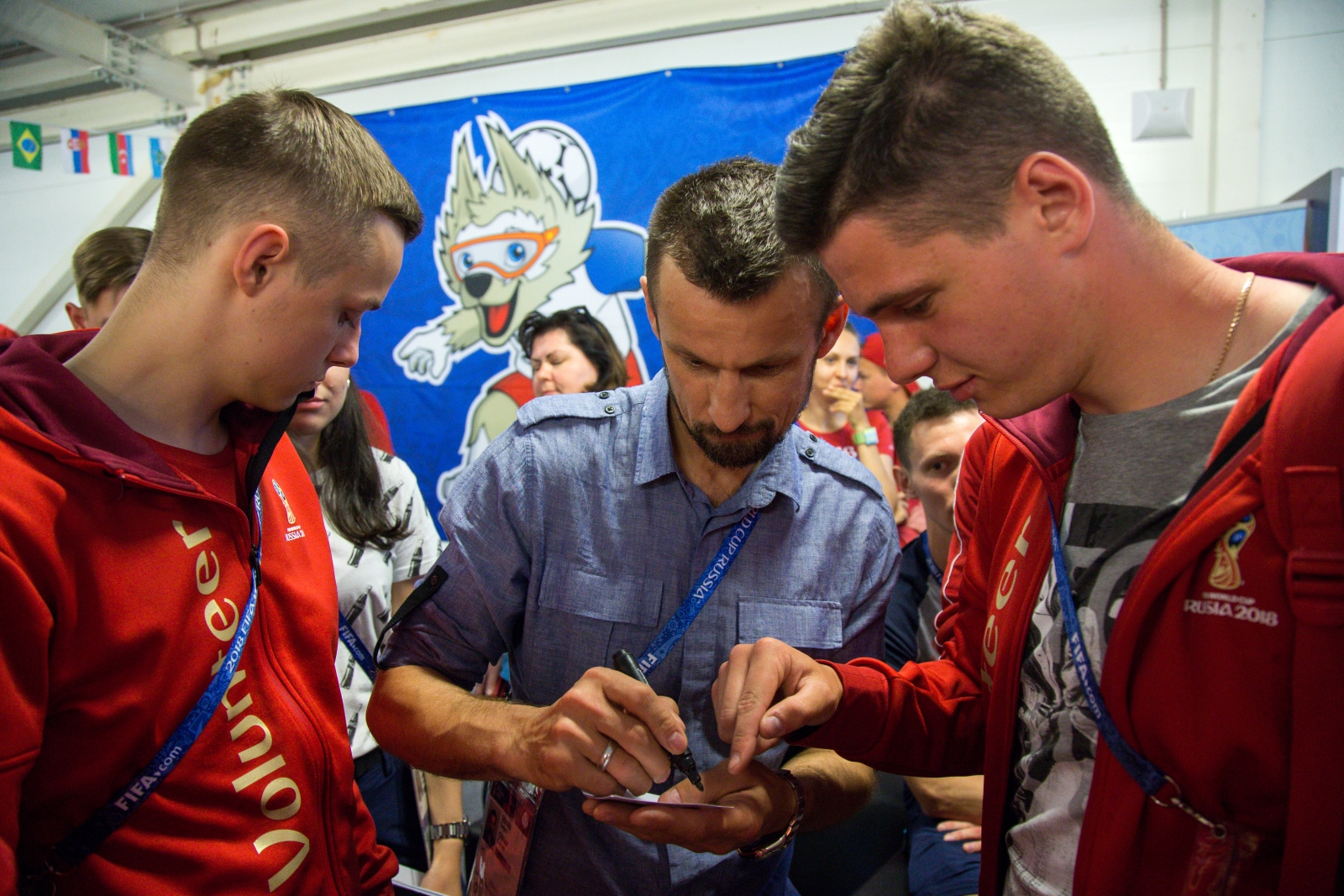 Сергей Семак встретился с волонтерами Чемпионата мира по футболу FIFA 2018