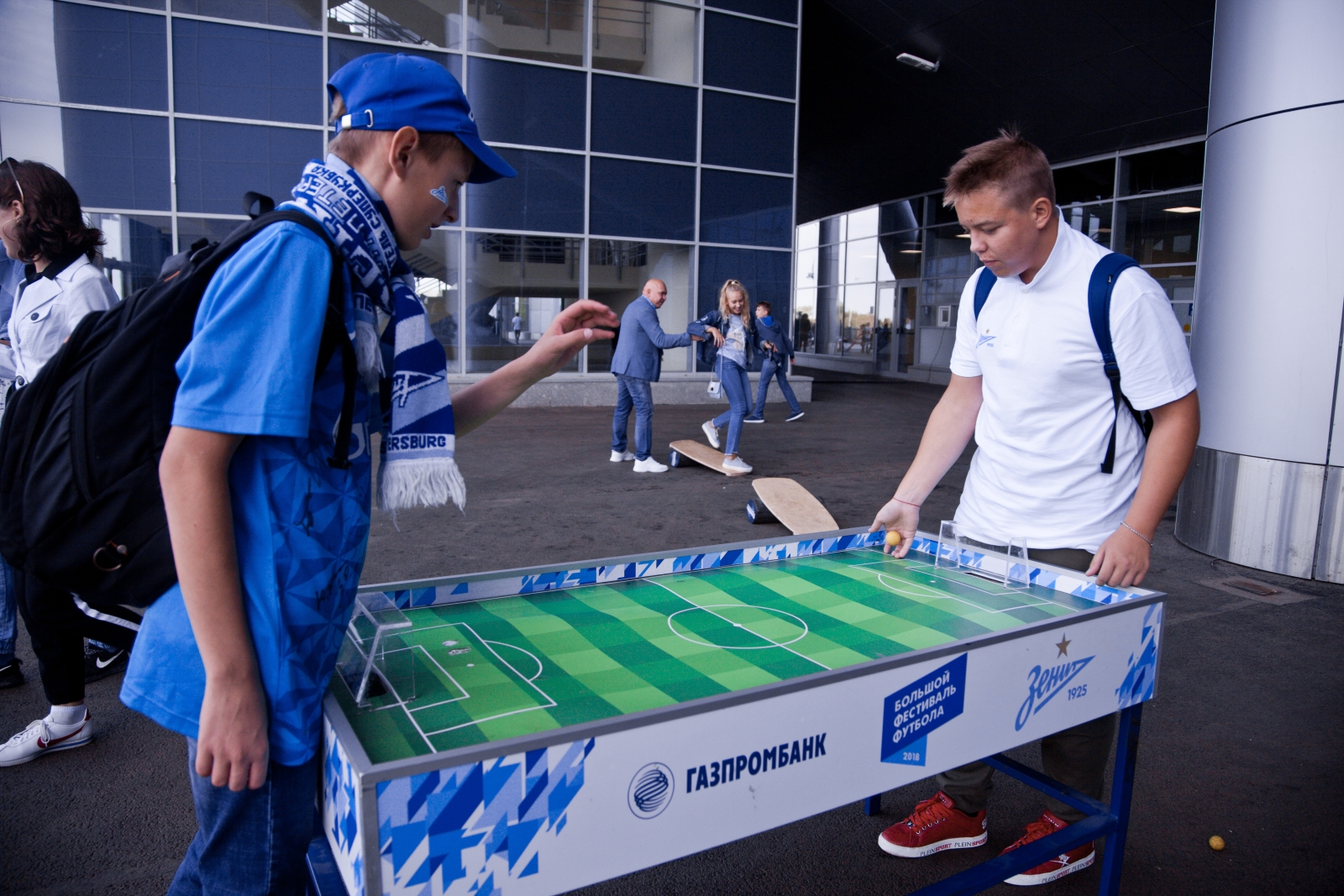 Фан-променад на матче Лиги Европы УЕФА 2018/19, «Зенит» — «Мольде»