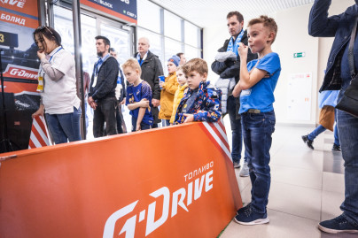 Сектор Чемпионов G-Drive и VR-зона ПАО «Газпром Нефть» на матче «Зенит» — «Анжи»