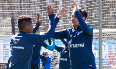 Открытая тренировка «Зенита» перед матчем с «Краснодаром»