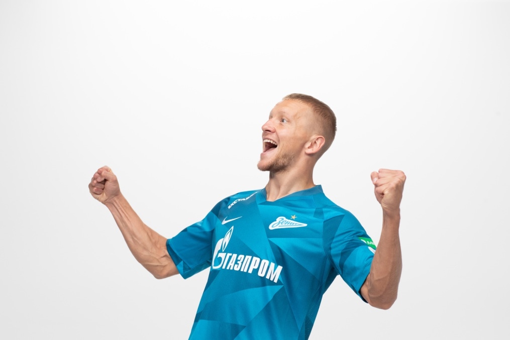 Фотосессия футболистов и тренеров основного состава ФК «Зенит» сезона 2019/20