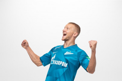 Фотосессия футболистов и тренеров основного состава ФК «Зенит» сезона 2019/20