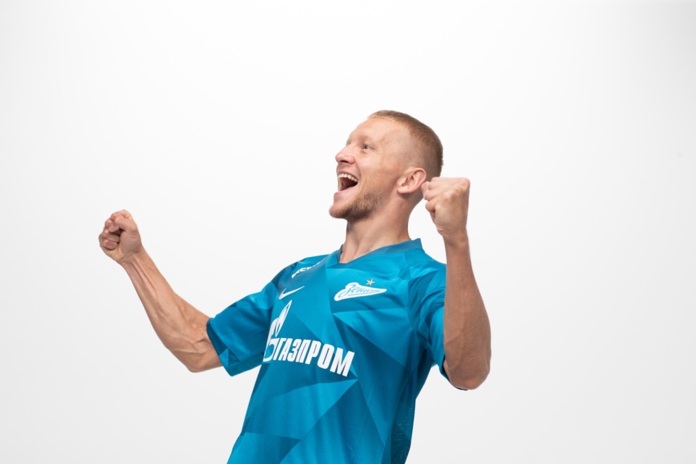 Фотосессия футболистов и тренеров основного состава ФК «Зенит» сезона 2019/20