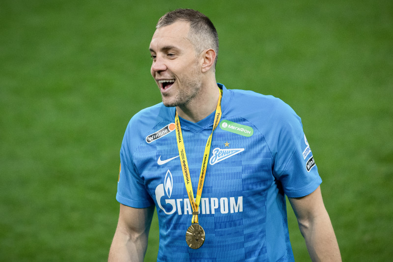 Церемония награждения медалями и кубком чемпионов после матча «Зенит» — «Локомотив»