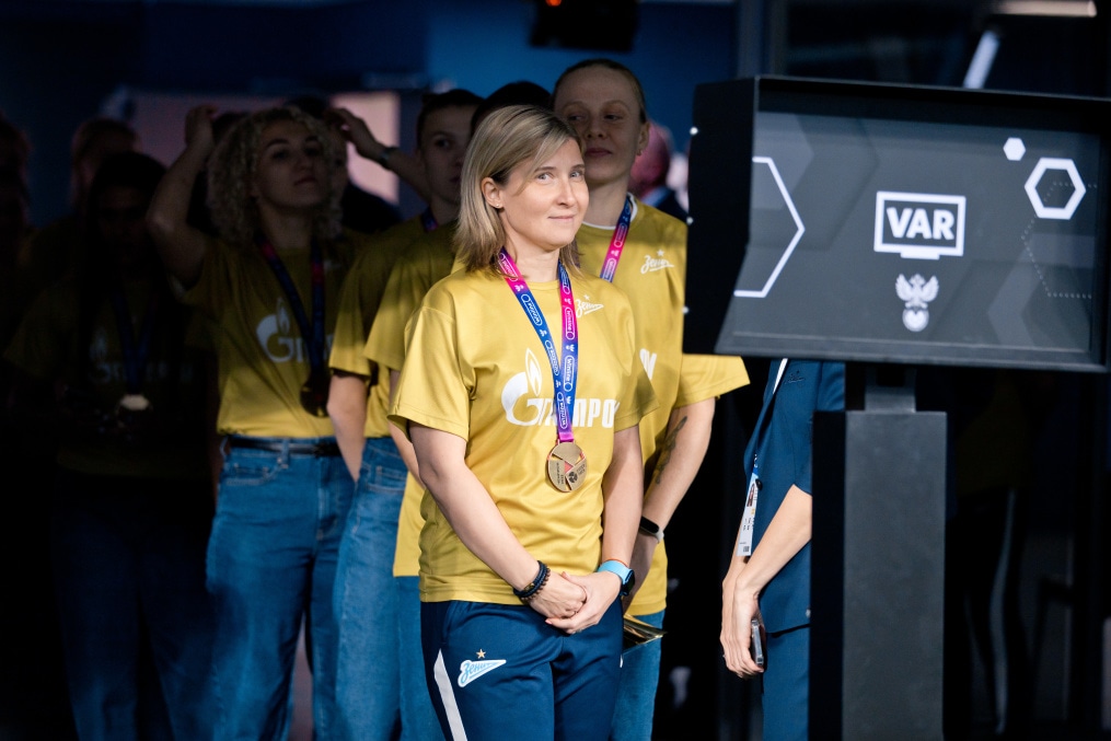 Чествование Чемпионов Суперлиги перед матчем «Зенит» — «Сочи»