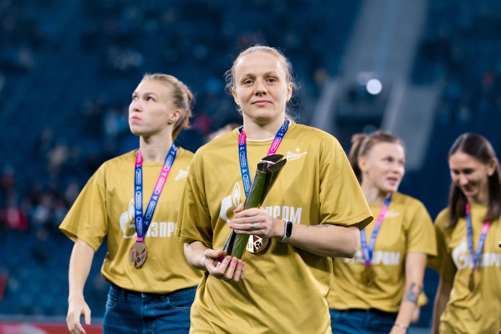 Чествование Чемпионов Суперлиги перед матчем «Зенит» — «Сочи»